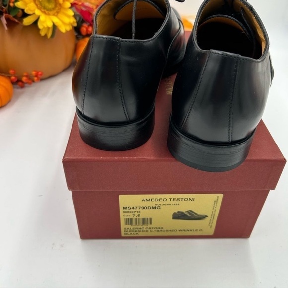 Men’s Amadeo Testoni cap toe Oxfords. Size 7.5 made in in Italy. main image 5